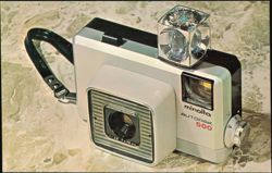 Minolta Autopak 500 Camera with Flashcube Advertisement Postcard