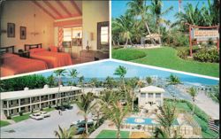The Beachcomber Apartment Motel and Restaurant Postcard