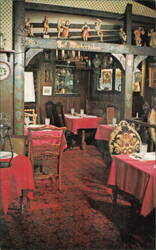 Rheinlander Haus Authentic German Food Dining Room, La Jolla Shores Postcard