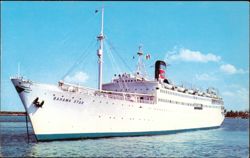 S/S Bahama Star, Eastern Steamship Corp. Cruise Ship Postcard