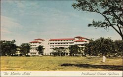 The Manila Hotel, Northwest Orient Airlines Postcard