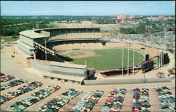 Milwaukee County Stadium, Home of Braves & Packers Postcard