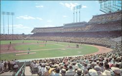 Metropolitan Stadium Baseball Diamond View Postcard