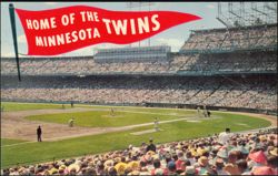 Metropolitan Stadium, Home of the Minnesota Twins Postcard