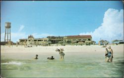 Pensacola Beach and Beach Casino on Gulf of Mexico Postcard