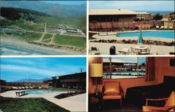 San Simeon Lodge Closest Lodge to Hearst Castle Multi-View Postcard