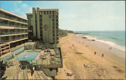 Surf & Sand Hotel Pool and Beach Postcard