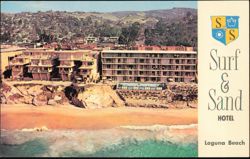 Surf & Sand Hotel Oceanfront & Private Beach Postcard