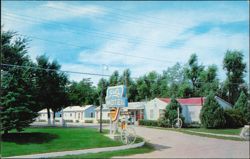 Sid's Motel on West Highway 6 - 34 - 281 Postcard