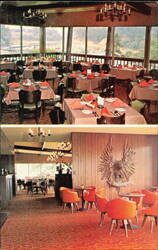 Noyo River Inn Restaurant & Cocktail Lounge Interior Postcard