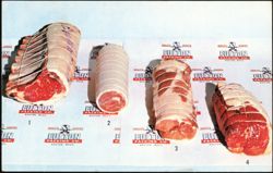 Fulton Packing Co. Prepared Meat Cuts Advertising Postcard