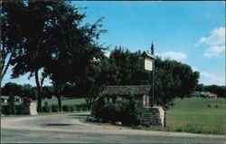 Lake Lawn Lodge Entrance & 18-Hole Golf Course Postcard