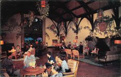 Lake Lawn Lodge Rustic Lounge, Main Lodge Postcard