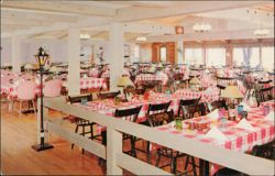 Lake Lawn Lodge The New Frontier Dining Room Postcard