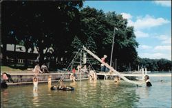 Lake Lawn Lodge, Children's Swimming Area Postcard
