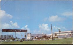 Entrance to Beach Pier, Municipal Pools & Casino Postcard