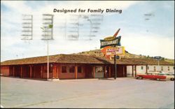El Trovatore Restaurant Exterior and Neon Sign Postcard