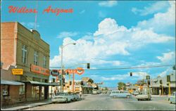 Downtown Street Scene with Austin Rexall Drugs Postcard