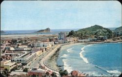 Paseo Olas Altas (Olas Altas Drive) Coastal View Postcard