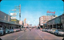 Av. Madero Street Scene with Caliente Turf Club Postcard