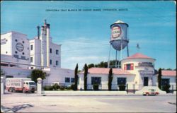 Cerveceria Cruz Blanca Brewery & Water Tower Postcard