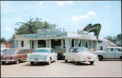 Shamrock Restaurant with Curb Service, Route 301 Postcard