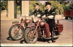 "Speed Cops" on Triumph Motorcycles Postcard