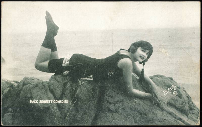 Mack Sennett Comedies Bathing Beauty on Rocks by Evans