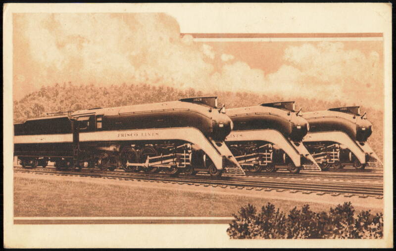 Frisco Lines Trio of Streamlined Locomotives