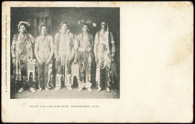 Ready for the Pow-Wow, First Nations Men