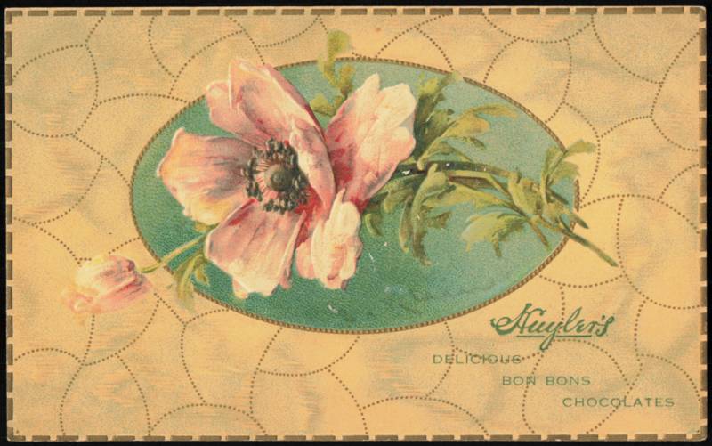 Huyler's Chocolates & Bonbons Flower Advertising