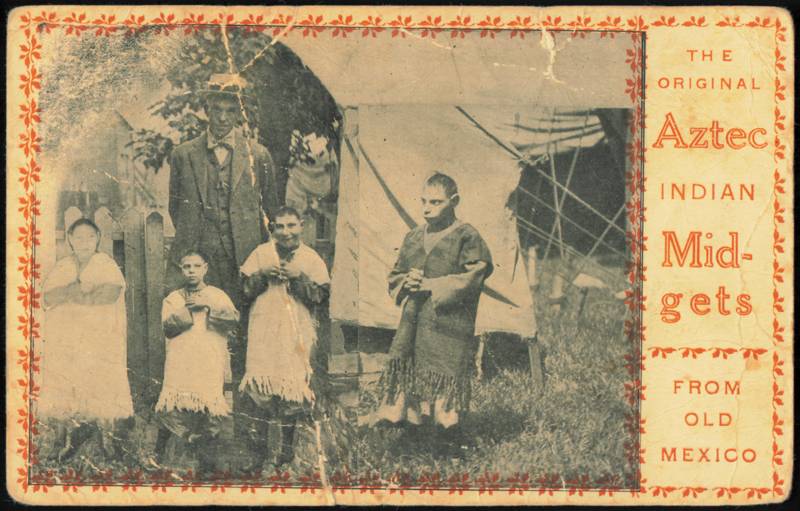 The Original Aztec Indian Midgets from Old Mexico Circus