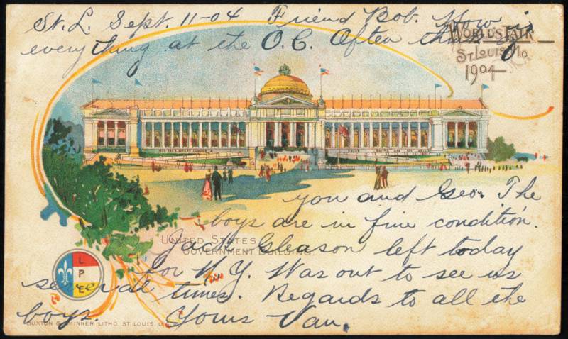 1904 World's Fair US Government Building Olympic Club