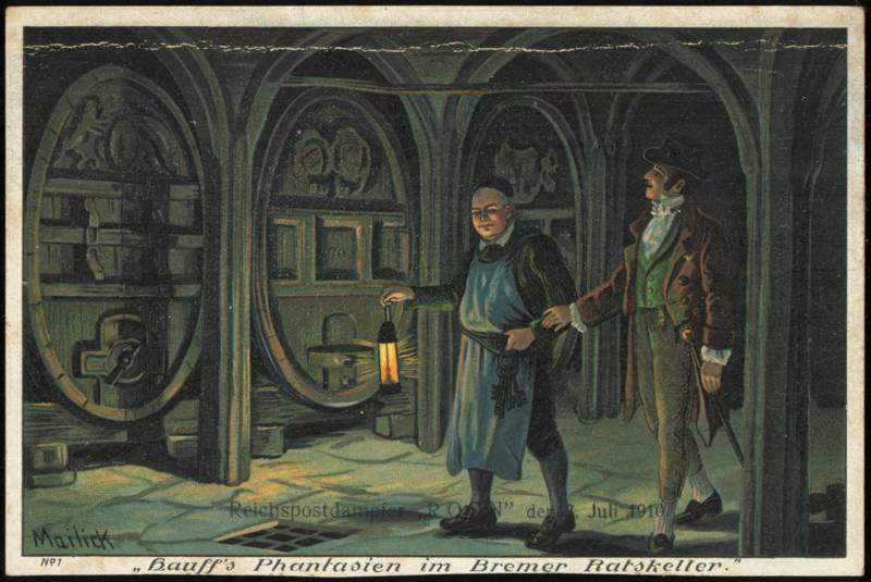 Hauff's Phantasien im Bremer Ratskeller, NDL SS Roon Bremen Germany