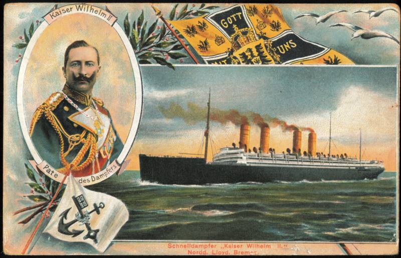 Schnelldampfer Kaiser Wilhelm II Norddeutscher Lloyd