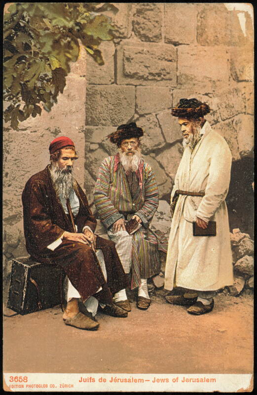 Jews of Jerusalem in Traditional Attire