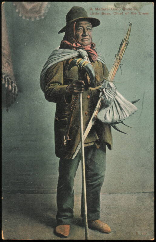 Little Bear, Chief of the Crees, Modern Curio Peddler