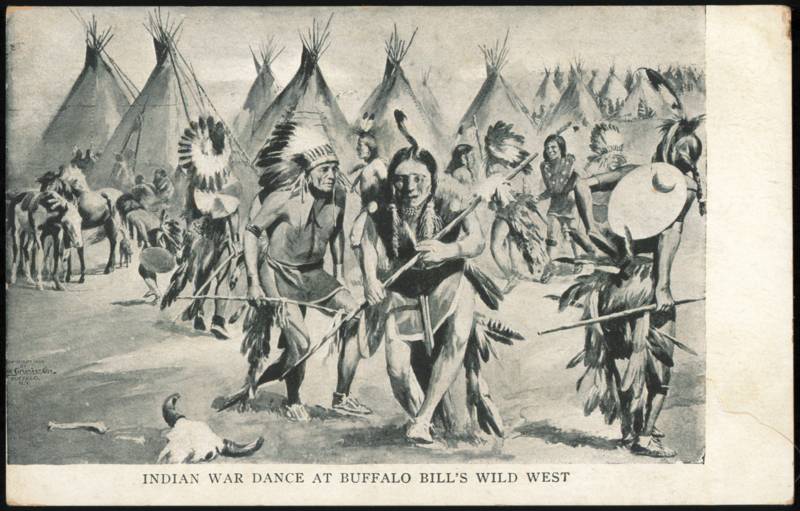 Indian War Dance at Buffalo Bill's Wild West