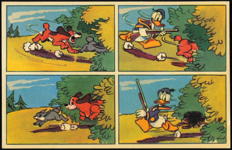 Walt Disney Donald Duck Hunting Comic Strip, Sweden #47