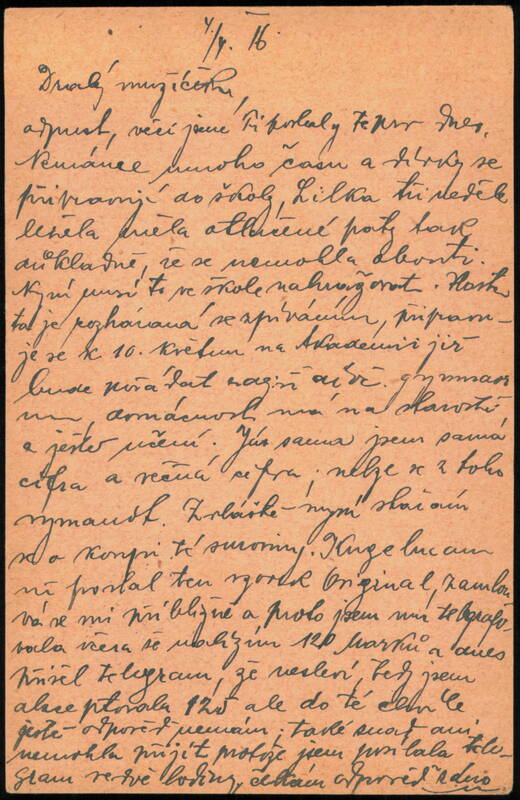WWI Austro-Hungarian Feldpost Polní Pošta, 1916