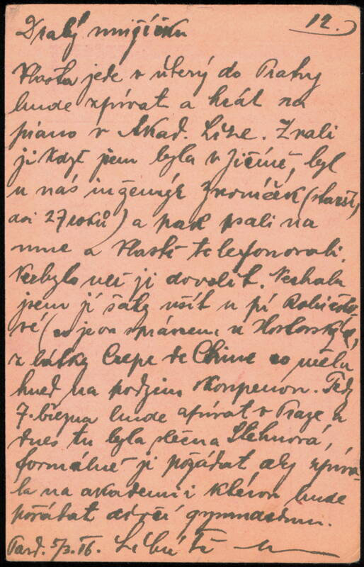 WWI Austro-Hungarian Feldpost Polní Pošta 1916 Pardubice