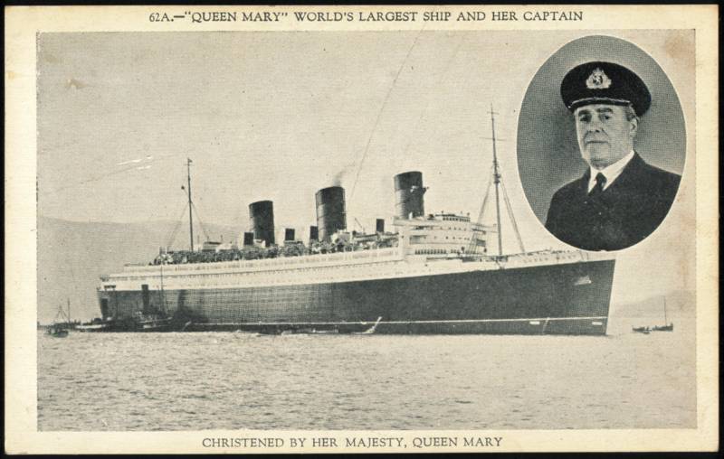 Queen Mary World's Largest Ship and Her Captain
