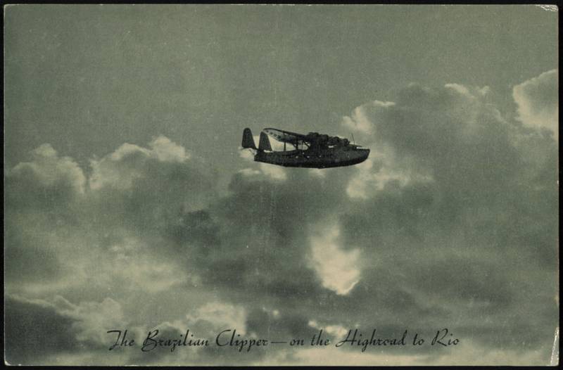 Pan American Airways Brazilian Clipper En Route to Rio
