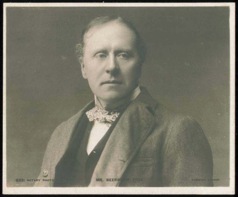 Herbert Beerbohm Tree Portrait by Langfier