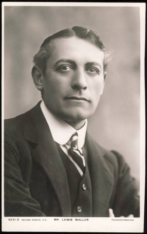 Mr. Lewis Waller Studio Portrait