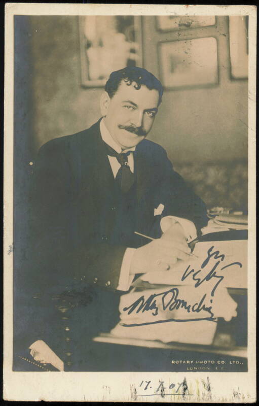 Arthur Bourchier Seated at Desk Writing