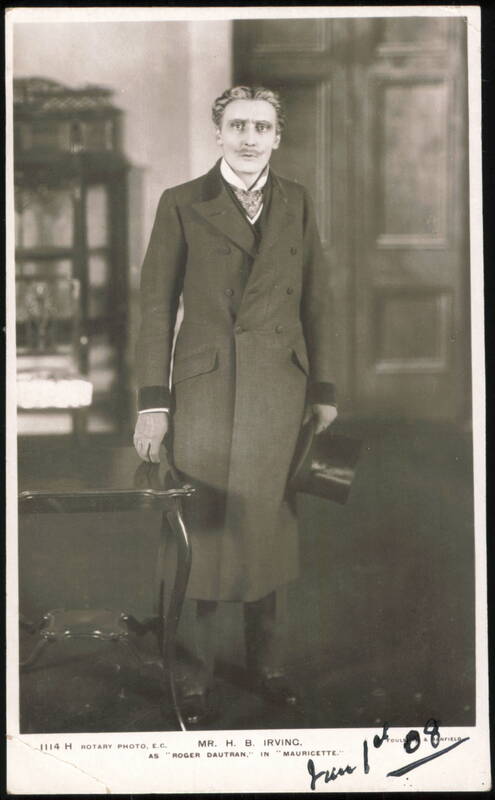 H. B. Irving as Roger Dautran in Mauricette