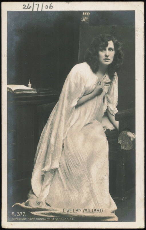 Evelyn Millard Dramatic Theatrical Portrait