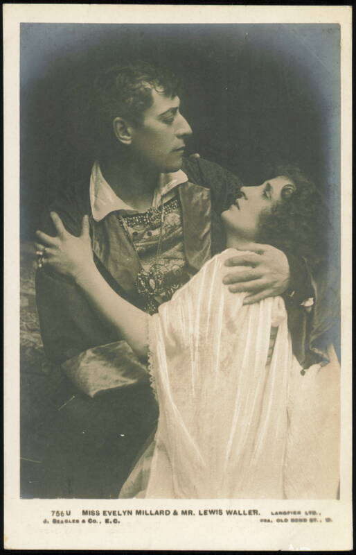 Evelyn Millard & Lewis Waller in Costume Embrace Langfier Ltd.
