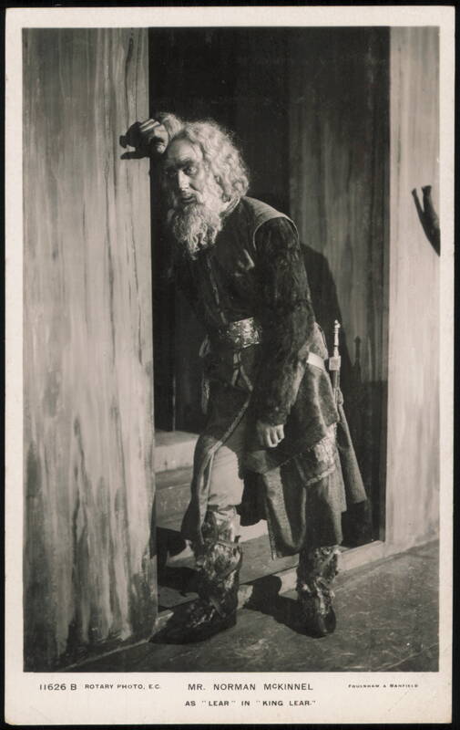 Norman McKinnel as Lear in Shakespeare's King Lear